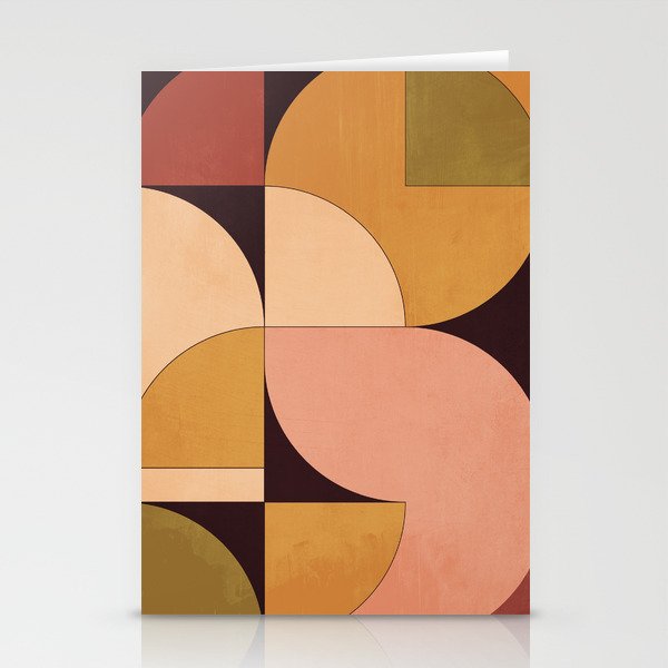 Geometric Shapes 247 Stationery Card Gallery Image 2
