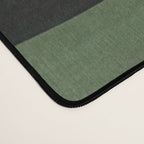 Earthy Mid-Century Abstract Composition in Olive, Rust, and Charcoal Tones Desk Mat Gallery Image 4