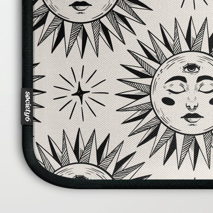 Vintage Sun Laptop Sleeve Gallery Image 3