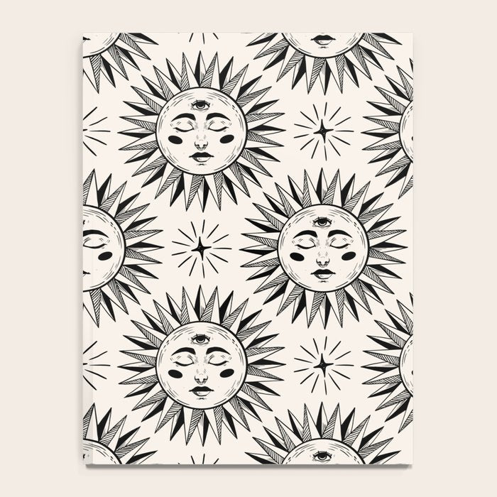 Vintage Sun Notebook Gallery Image 4