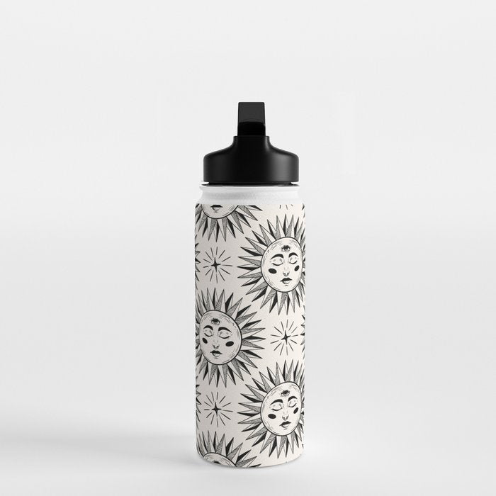 Vintage Sun Water Bottle Gallery Image 3