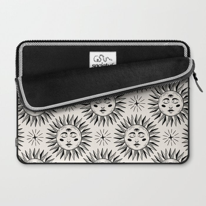 Vintage Sun Laptop Sleeve Gallery Image 2