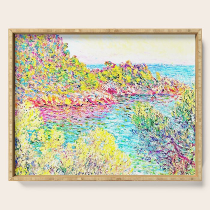 MONET : Landscape Near Montecarlo Serving Tray Gallery Image 1
