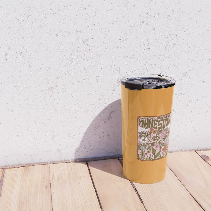 Minnesota Wildflowers Travel Mug Gallery Image 4