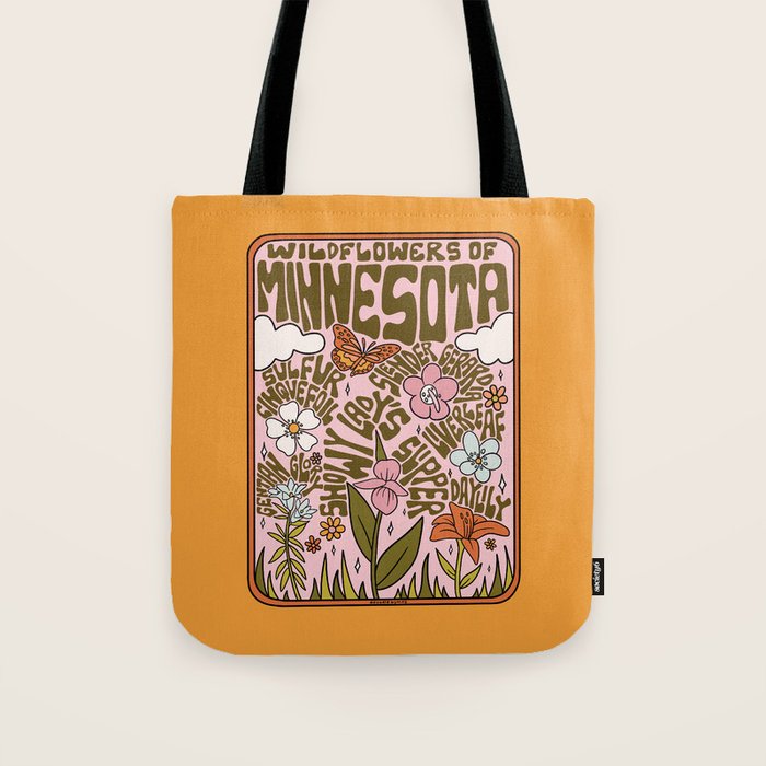 Minnesota Wildflowers Tote Bag Gallery Image 1