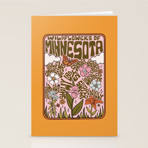 Minnesota Wildflowers Stationery Card Gallery Image 2