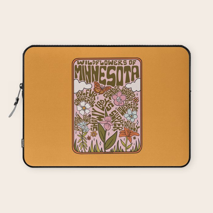 Minnesota Wildflowers Laptop Sleeve Gallery Image 1