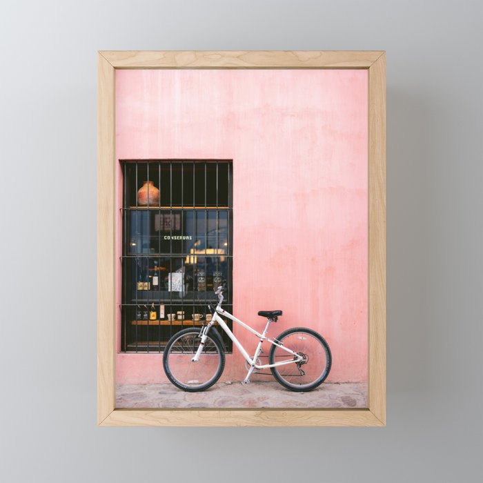 Oaxaca Mexico Bike | Travel Photography Mini Art Print Gallery Image 1