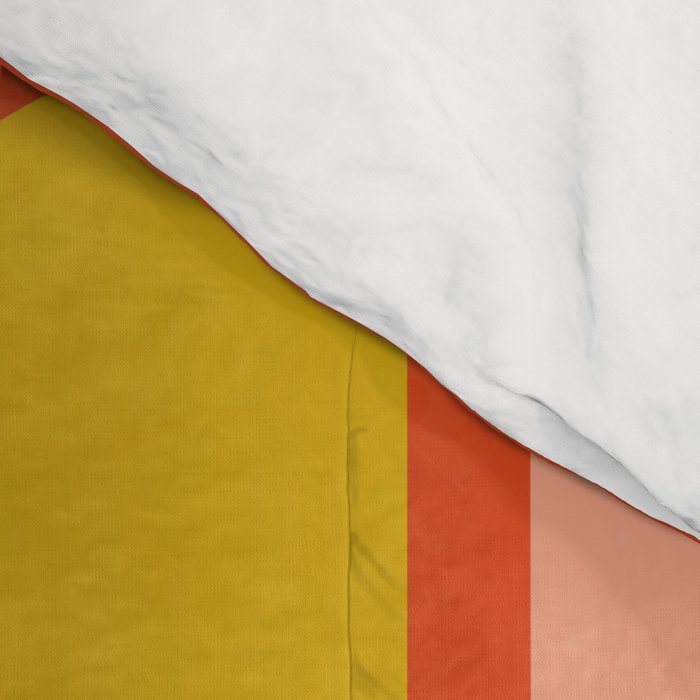 mid century bauhaus floral large 1 Comforter Gallery Image 4
