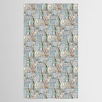 New York watercolor Tablecloth Gallery Image 2
