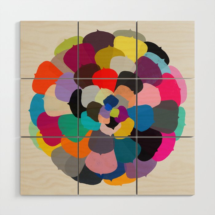 echeveria 1 Wood Wall Art Gallery Image 1