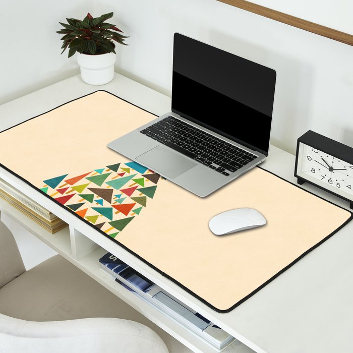 The house at the pine forest Desk Mat Gallery Image 2