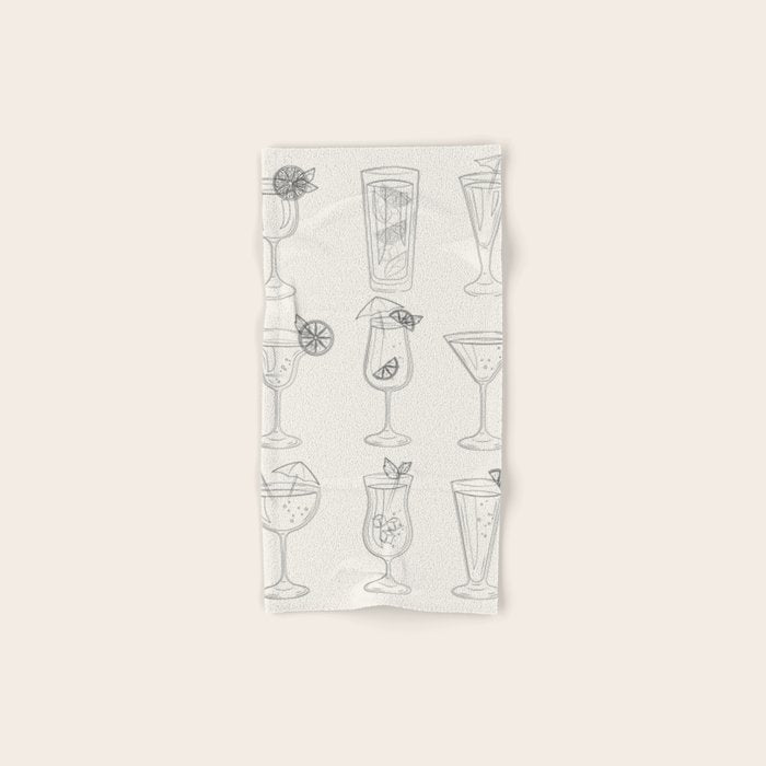Summer Cocktails 10 Bath Towel Gallery Image 1