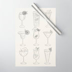 Summer Cocktails 10 Wrapping Paper Gallery Image 1