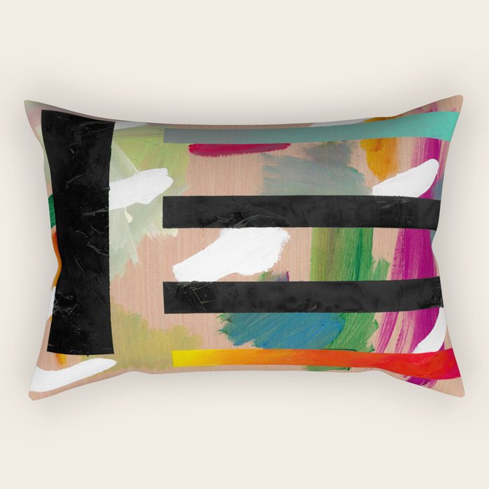 Untitled (Abstract Composition 2017018) Rectangular Pillow Gallery Image 2