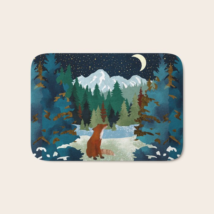 Winter Fox Vista Bath Mat Gallery Image 1