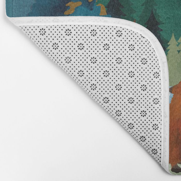 Winter Fox Vista Bath Mat Gallery Image 2