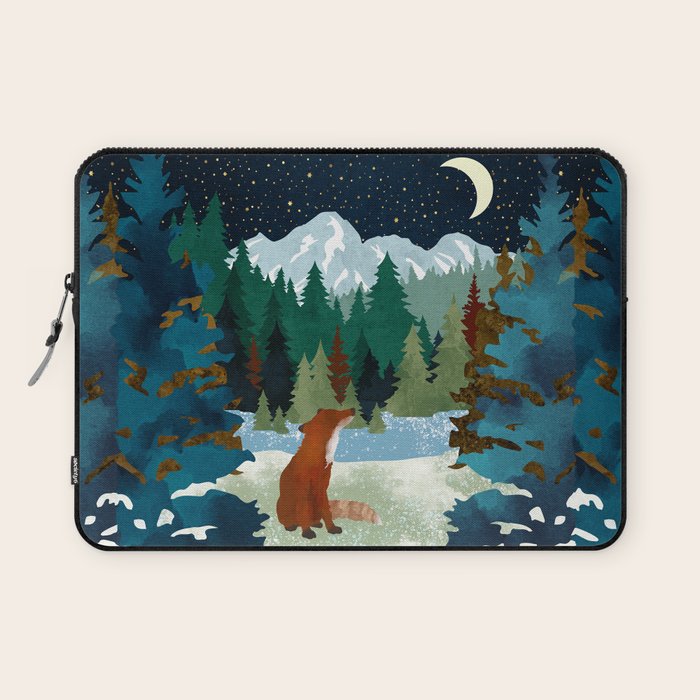 Winter Fox Vista Laptop Sleeve Gallery Image 1