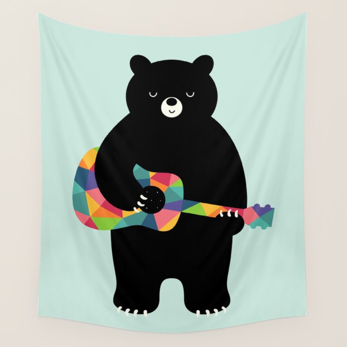 Happy Song Wall Tapestry Gallery Image 4