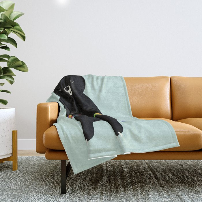 Happy Song Throw Blanket Gallery Image 1