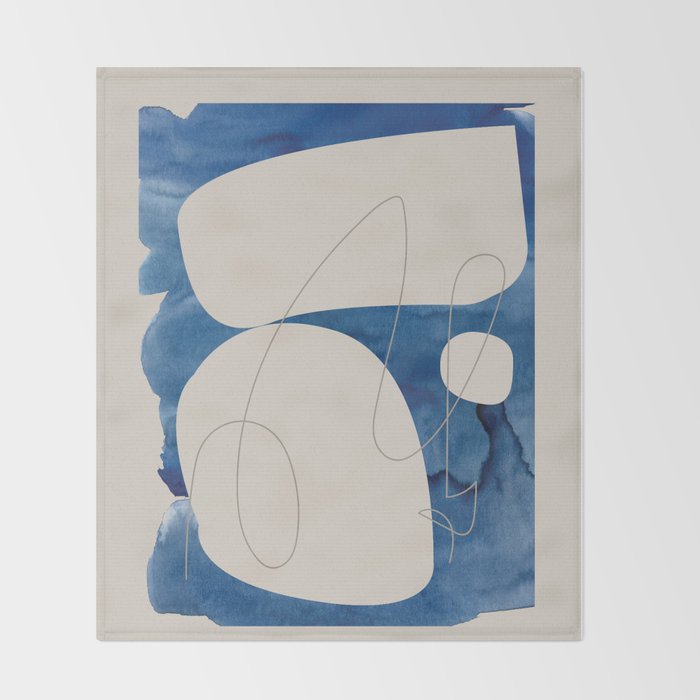 Blue Monday 01 Throw Blanket Gallery Image 2