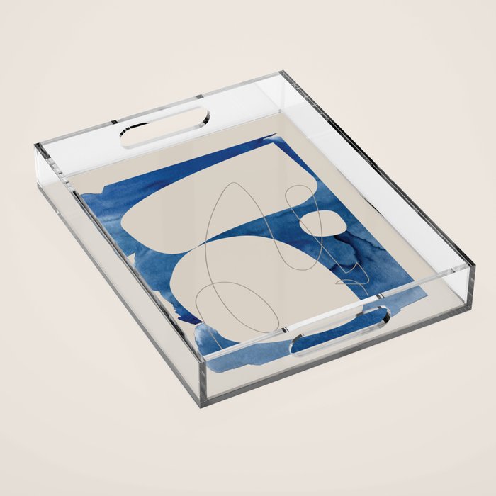 Blue Monday 01 Acrylic Tray Gallery Image 1