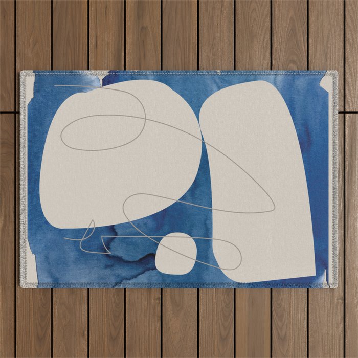 Blue Monday 01 Outdoor Rug Gallery Image 1