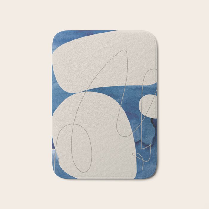 Blue Monday 01 Bath Mat Gallery Image 1