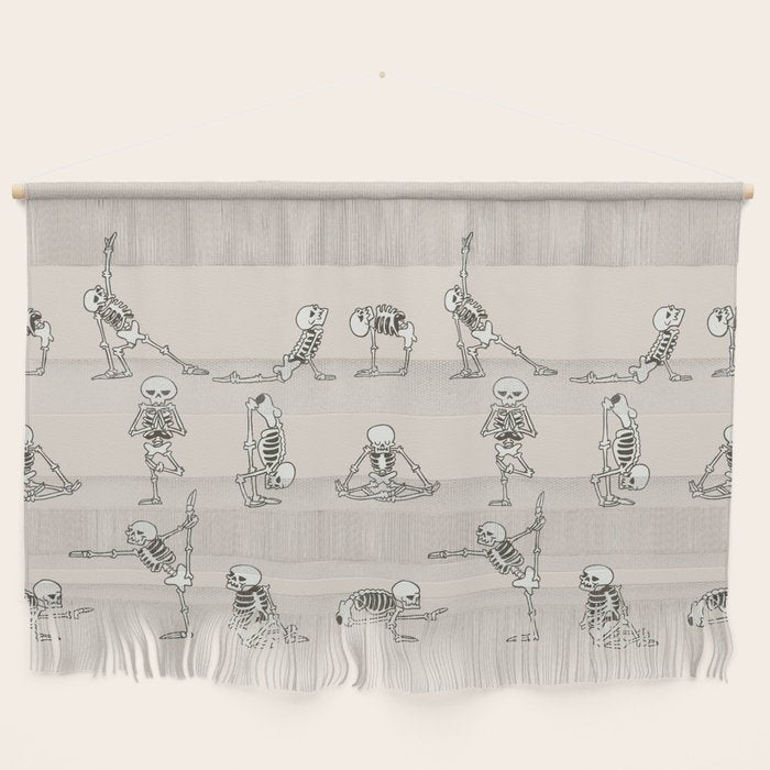 Skeleton Yoga Wall Hanging Gallery Image 1