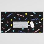 Memphis Pattern 19 - Party / 80s Retro Desk Mat Gallery Image 1