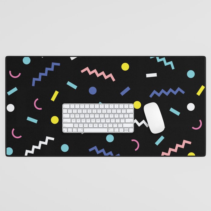 Memphis Pattern 19 - Party / 80s Retro Desk Mat Gallery Image 1