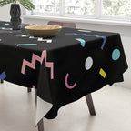 Memphis Pattern 19 - Party / 80s Retro Tablecloth Gallery Image 3