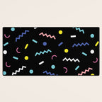 Memphis Pattern 19 - Party / 80s Retro Desk Mat Gallery Image 3