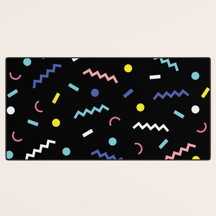 Memphis Pattern 19 - Party / 80s Retro Desk Mat Gallery Image 3