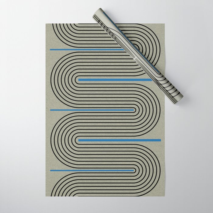 Modern Contemporary Balance No.4 Wrapping Paper Gallery Image 1