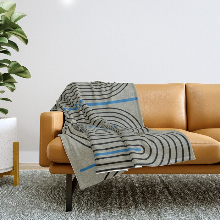 Modern Contemporary Balance No.4 Throw Blanket Gallery Image 1