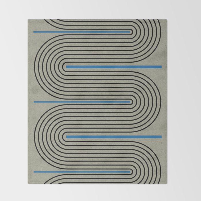 Modern Contemporary Balance No.4 Throw Blanket Gallery Image 2