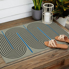 Modern Contemporary Balance No.4 Outdoor Rug Gallery Image 2