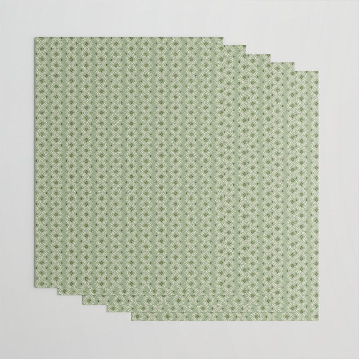 Green Diamond Wrapping Paper Gallery Image 3