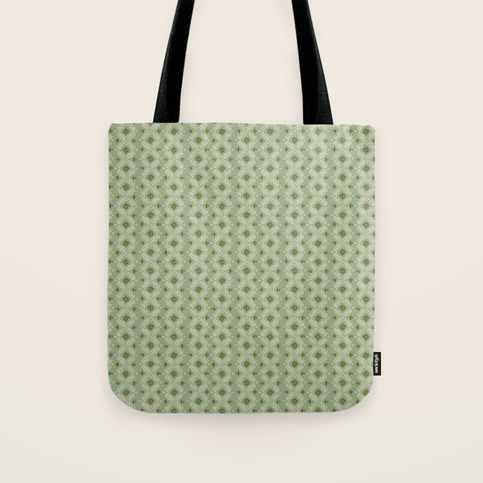 Green Diamond Tote Bag Gallery Image 1