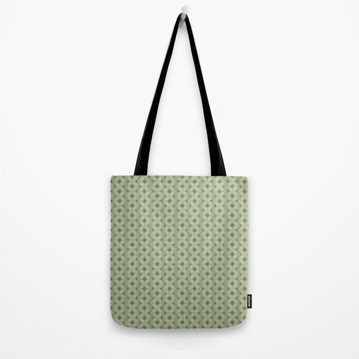 Green Diamond Tote Bag Gallery Image 2