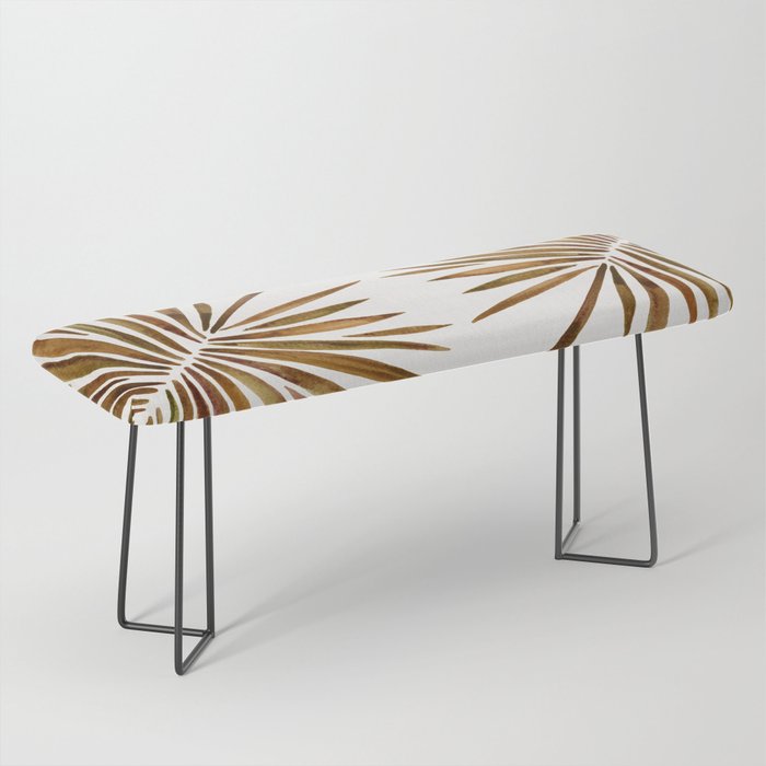 Tropical Fan Palm - Sepia Bench Gallery Image 1