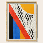 Mid Century Abstract Landscape Serving Tray Gallery Image 1