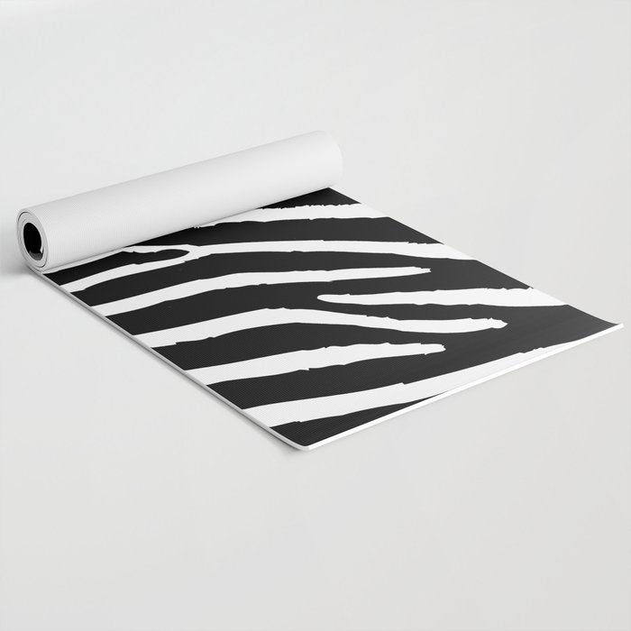 Zebra Yoga Mat Gallery Image 2