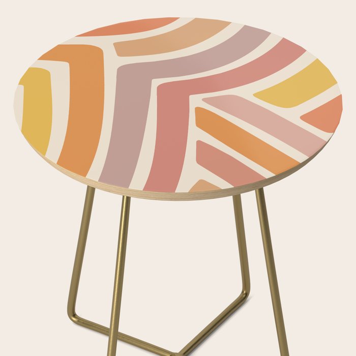 Abstract Stripes IV Side Table Gallery Image 2