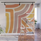 Abstract Stripes IV Wall Mural Gallery Image 1