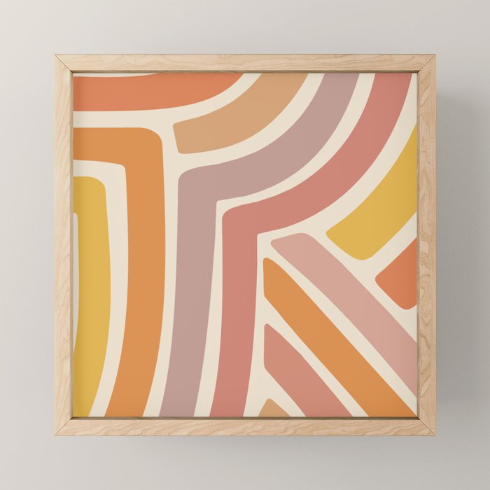 Abstract Stripes IV Mini Art Print Gallery Image 1