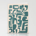 Organic Contemporary Modern Shapes 12 Stationery Card Gallery Image 2