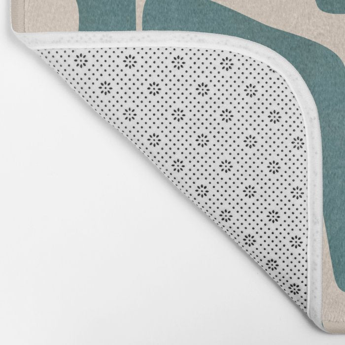 Organic Contemporary Modern Shapes 12 Bath Mat Gallery Image 2