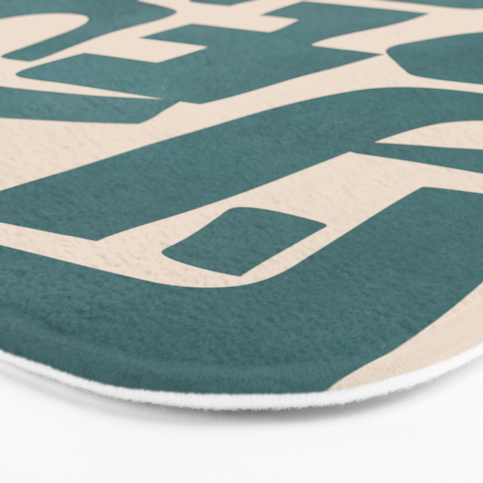 Organic Contemporary Modern Shapes 12 Bath Mat Gallery Image 3